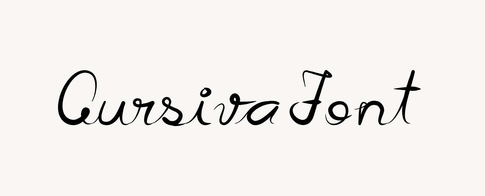 Cursiva Font