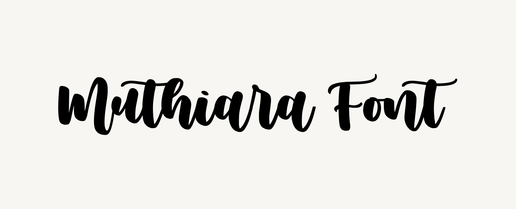Muthiara Font Free Download