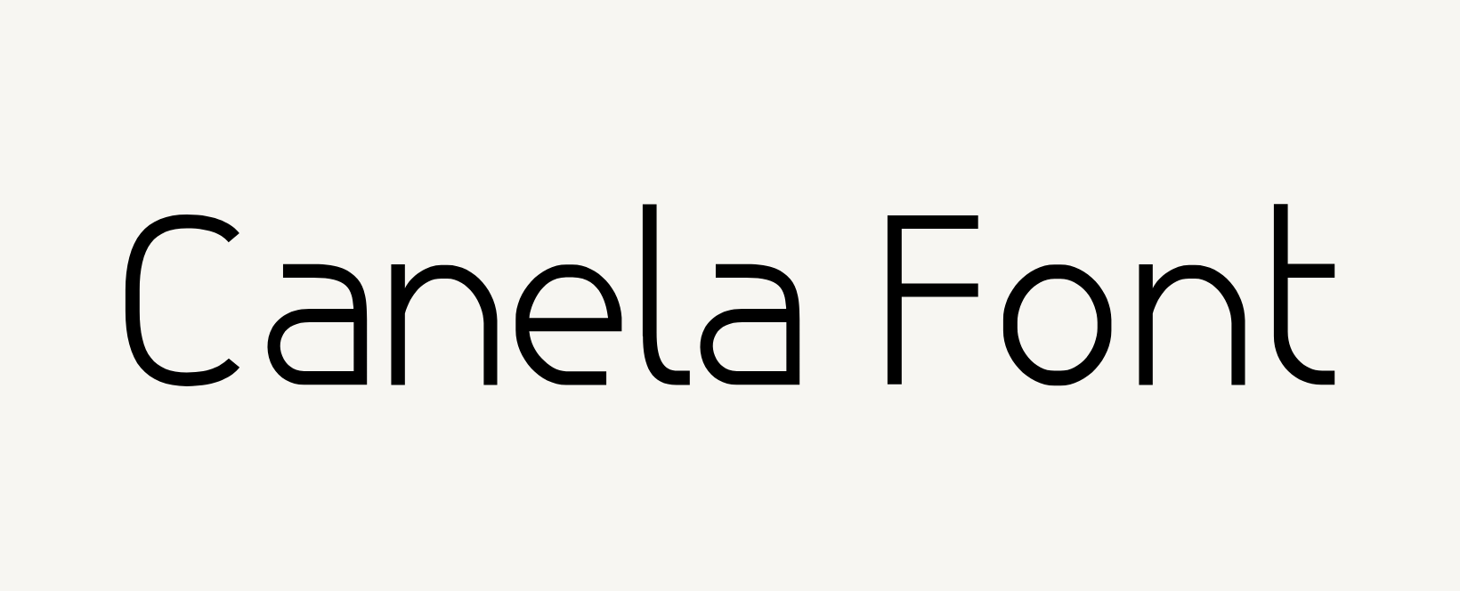 Canela Font Free Download