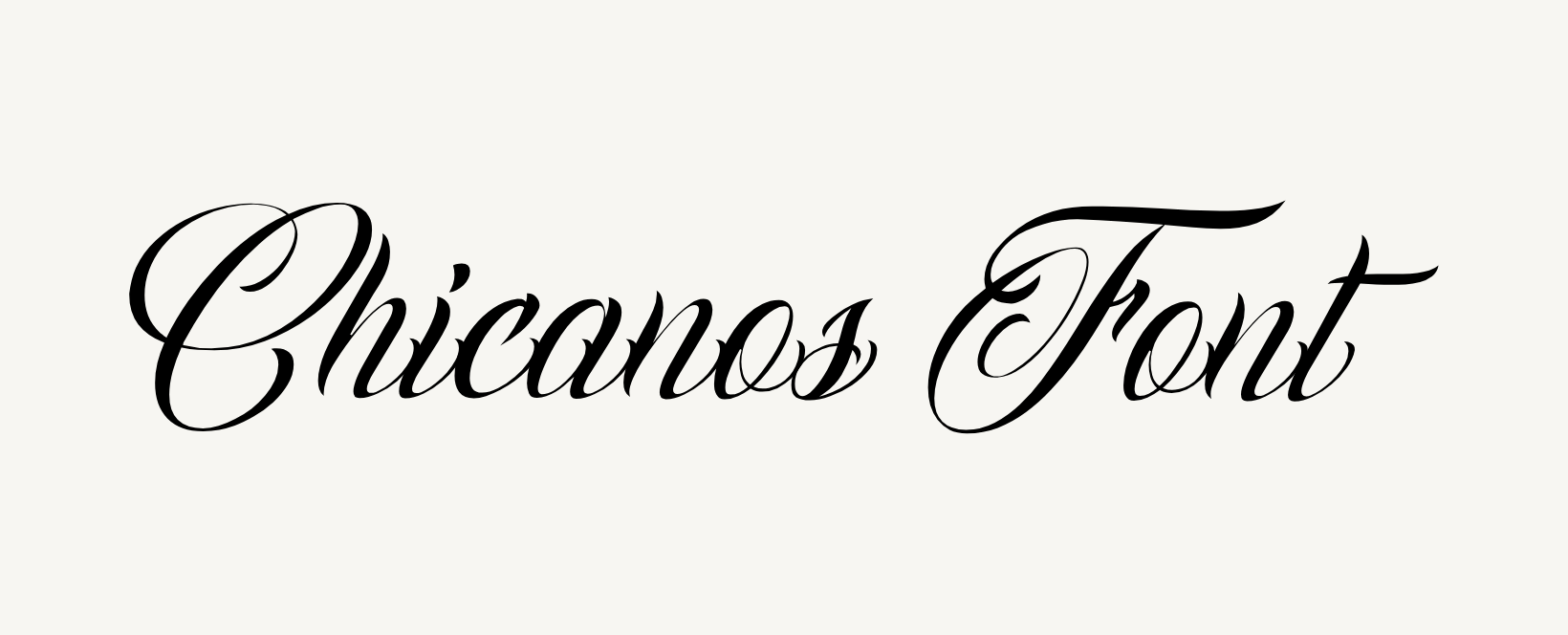 Chicanos Font Free Download