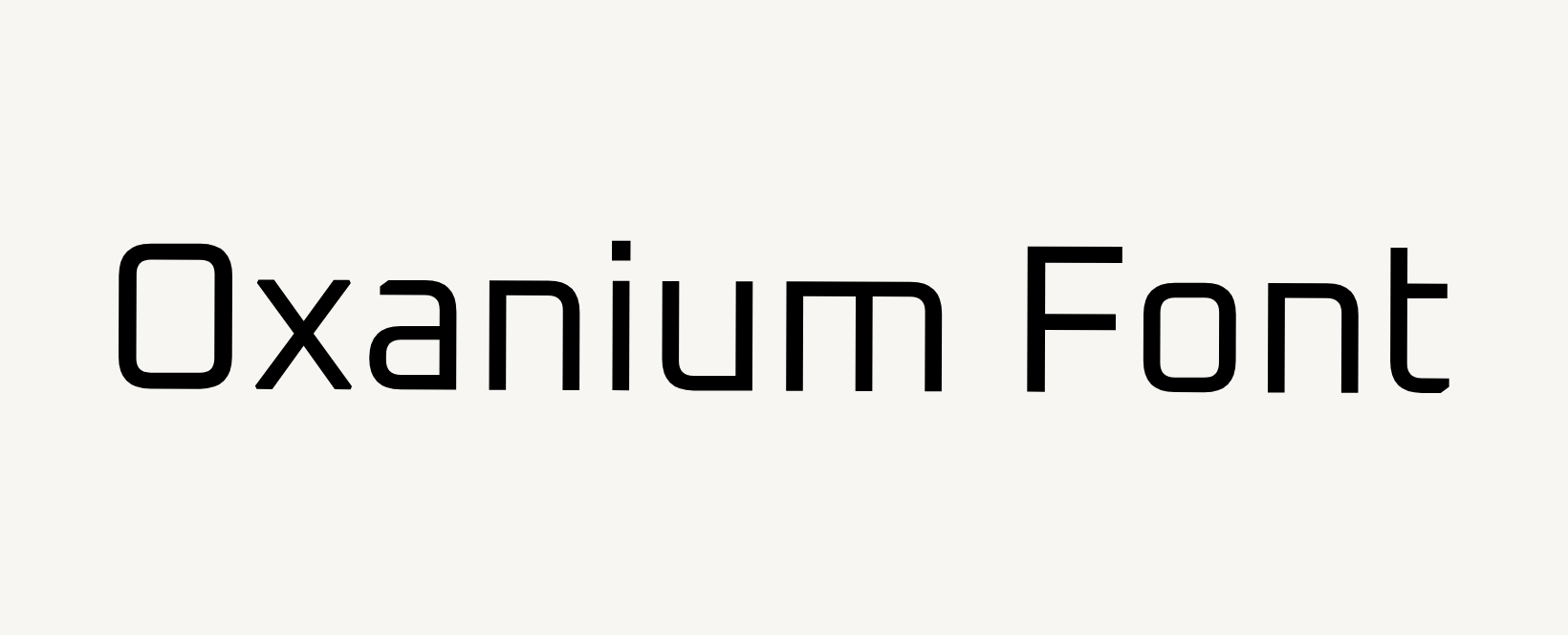 Oxanium Font Free Download