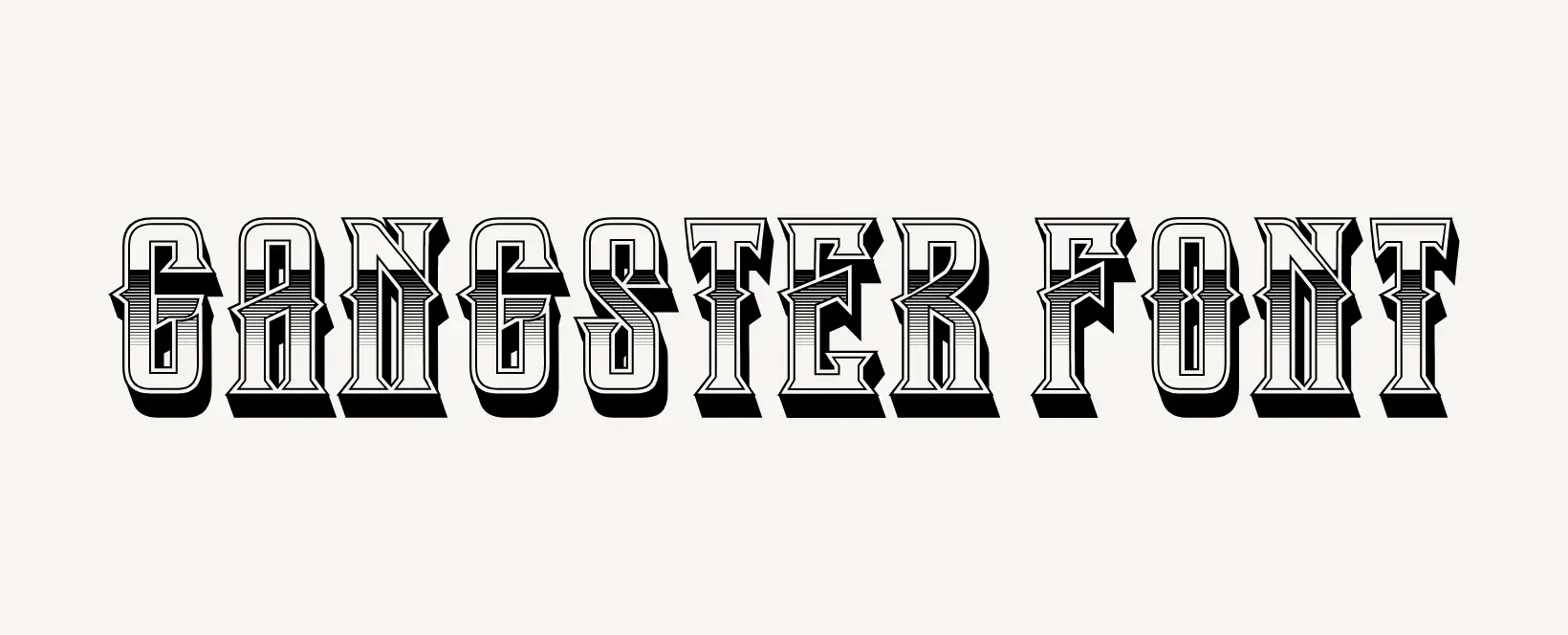 Gangster Font Free Download