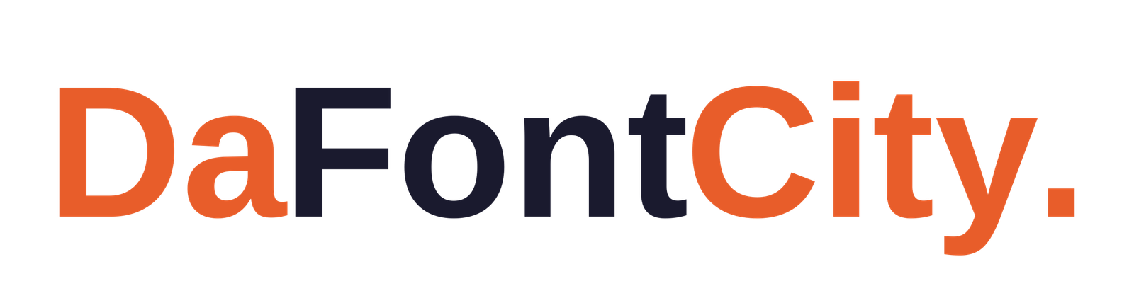 Logo of DaFontCity Website